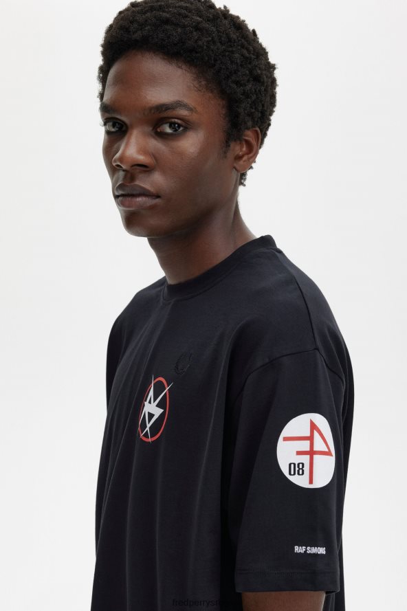 одећу рс Fred Perry мушкарци штампана мајица бео 68TD6P548