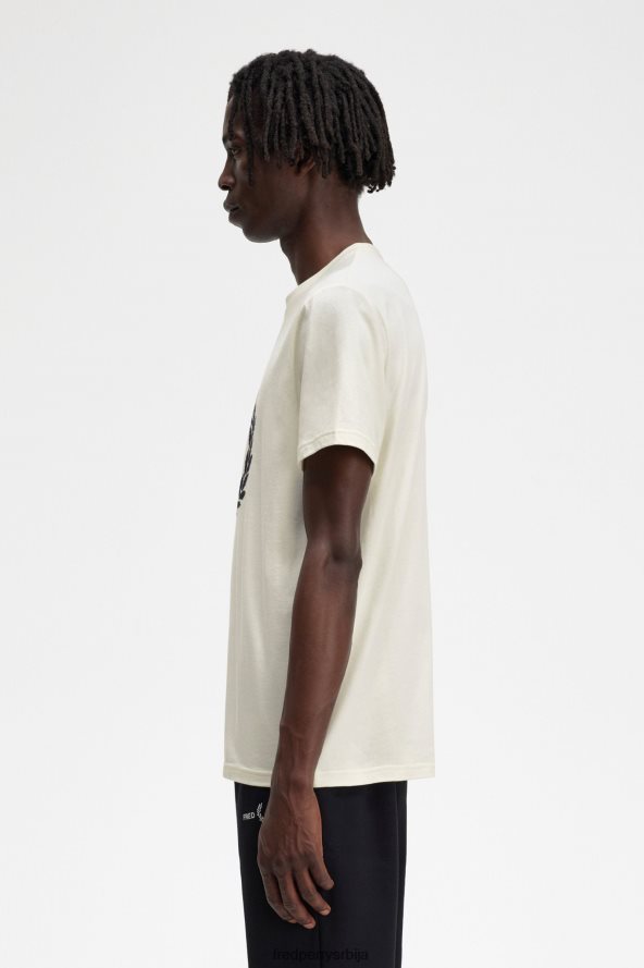 одећу рс Fred Perry мушкарци укрштена мајица ецру 68TD6P554