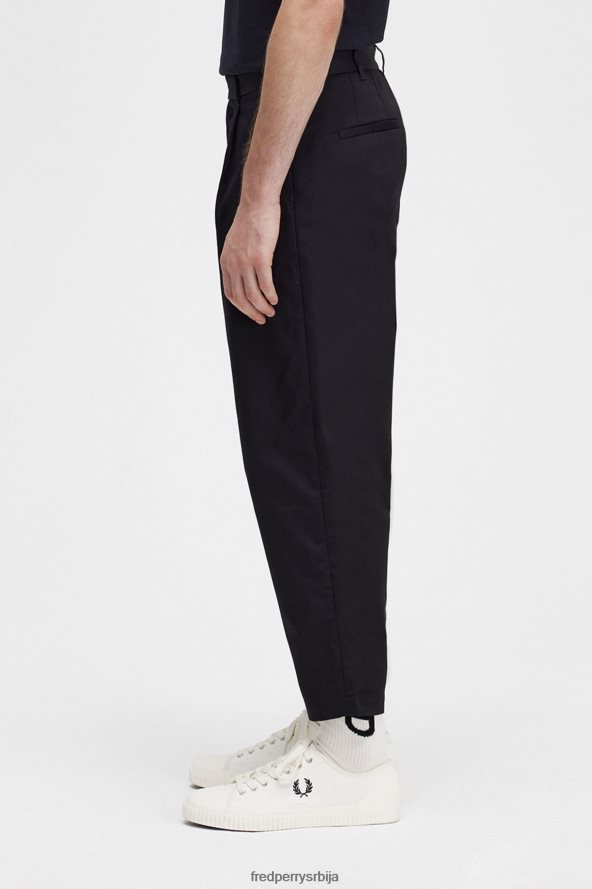 одећу рс Fred Perry мушкарци скраћене панталоне од кепера црн 68TD6P47