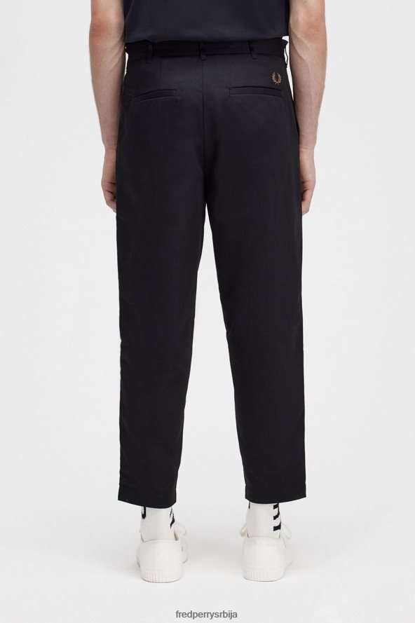 одећу рс Fred Perry мушкарци скраћене панталоне од кепера црн 68TD6P47