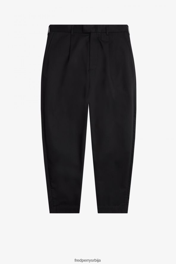 одећу рс Fred Perry мушкарци скраћене панталоне од кепера црн 68TD6P47
