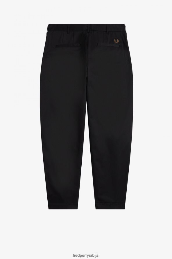 одећу рс Fred Perry мушкарци скраћене панталоне од кепера црн 68TD6P47