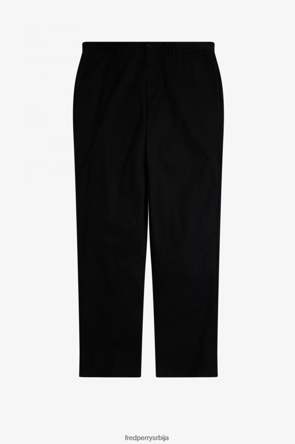 одећу рс Fred Perry мушкарци класичне панталоне црн 68TD6P49