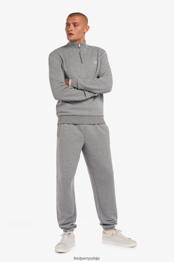 одећу рс Fred Perry мушкарци лоопбацк тренирке челични лапор 68TD6P50