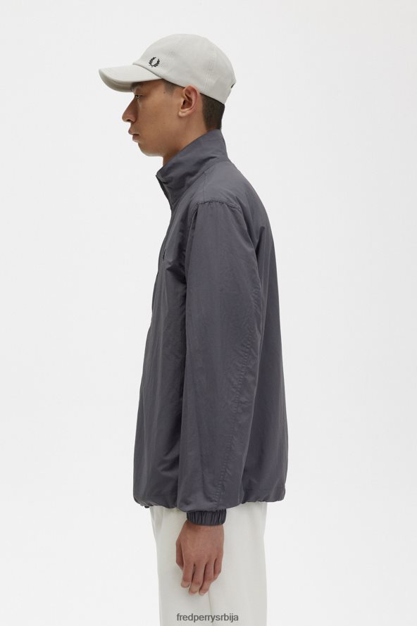 одећу рс Fred Perry мушкарци ткана јакна за стазу гунметал 68TD6P27