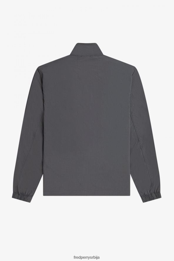 одећу рс Fred Perry мушкарци ткана јакна за стазу гунметал 68TD6P27