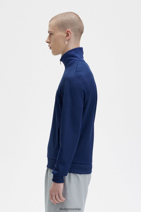 одећу рс Fred Perry мушкарци стазе јакна француска морнарица 68TD6P2