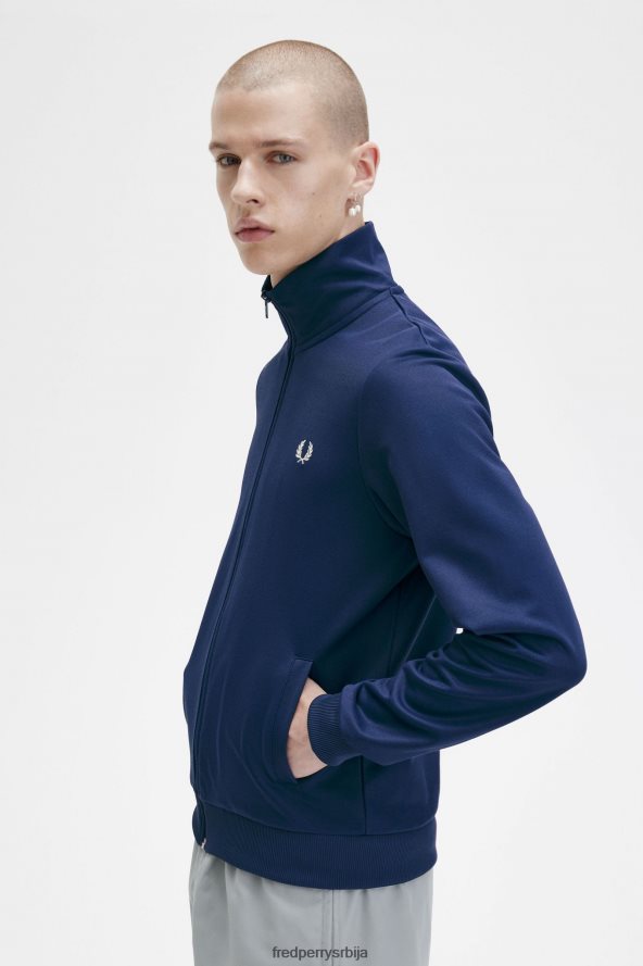 одећу рс Fred Perry мушкарци стазе јакна француска морнарица 68TD6P2