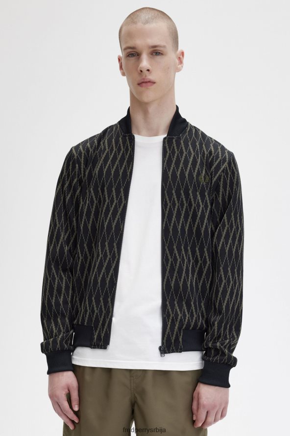 одећу рс Fred Perry мушкарци аргиле јакна црн 68TD6P3