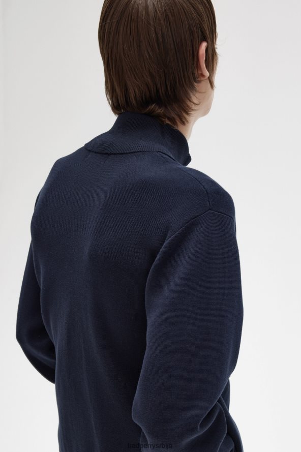 одећу рс Fred Perry мушкарци плетена јакна морнарица 68TD6P6