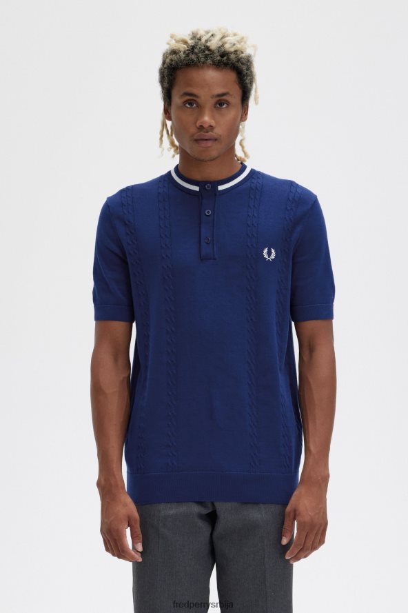 одећу рс Fred Perry мушкарци кабловска плетена хенлеи кошуља француска морнарица 68TD6P433 одећу рс Fred Perry мушкарци кабловска плетена хенлеи кошуља француска морнарица 68TD6P433