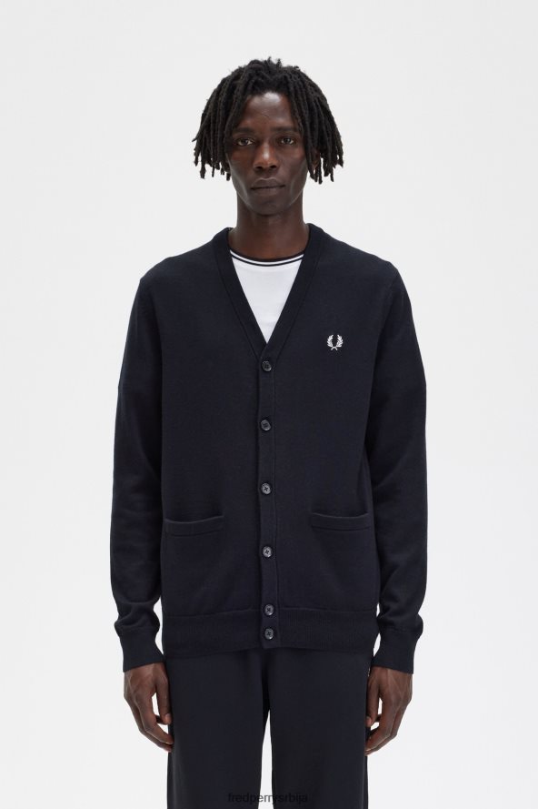 одећу рс Fred Perry мушкарци класични кардиган црн 68TD6P445