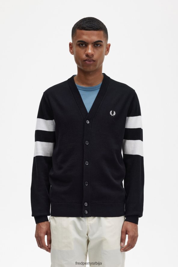 одећу рс Fred Perry мушкарци кардиган са врховима рукава црн 68TD6P447 одећу рс Fred Perry мушкарци кардиган са врховима рукава црн 68TD6P447