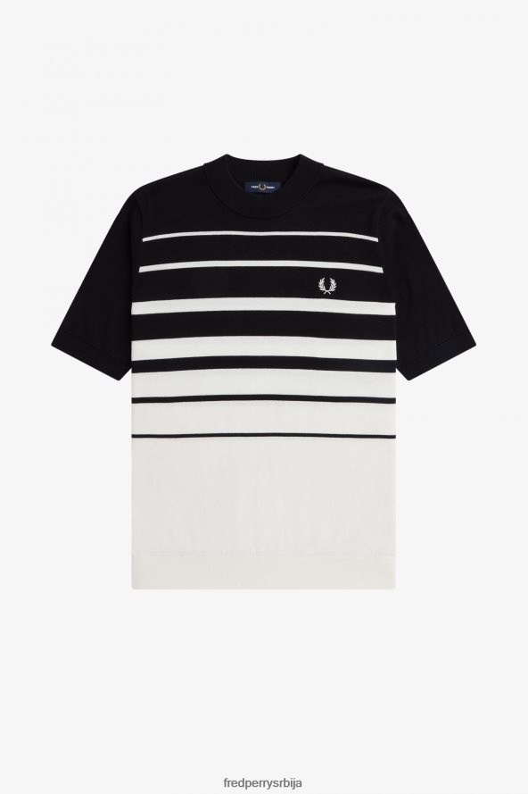 одећу рс Fred Perry мушкарци пругаста плетена мајица Снежана 68TD6P449