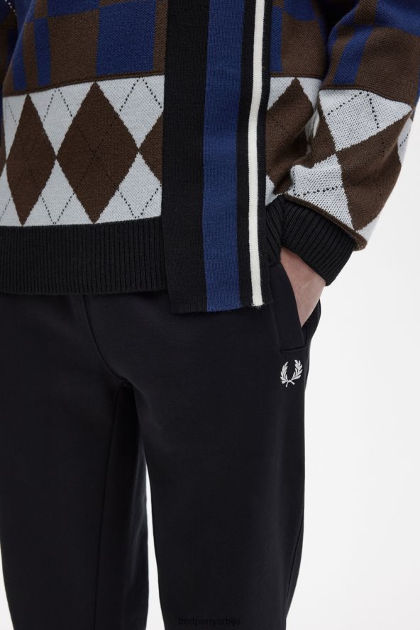 одећу рс Fred Perry мушкарци пругасти панел аргиле џемпер осенченог камена 68TD6P468