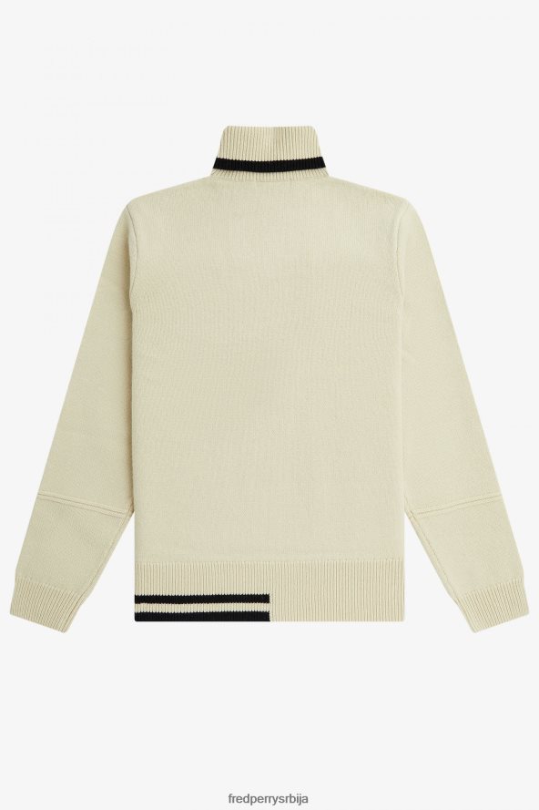 одећу рс Fred Perry мушкарци џемпер са роло вратом црн 68TD6P475
