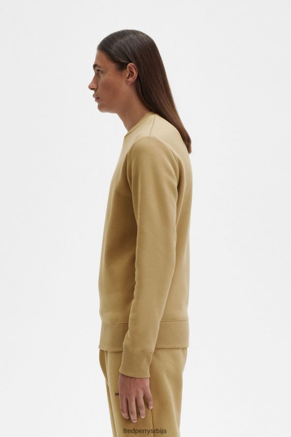 одећу рс Fred Perry мушкарци извезена дуксерица топли камен 68TD6P30