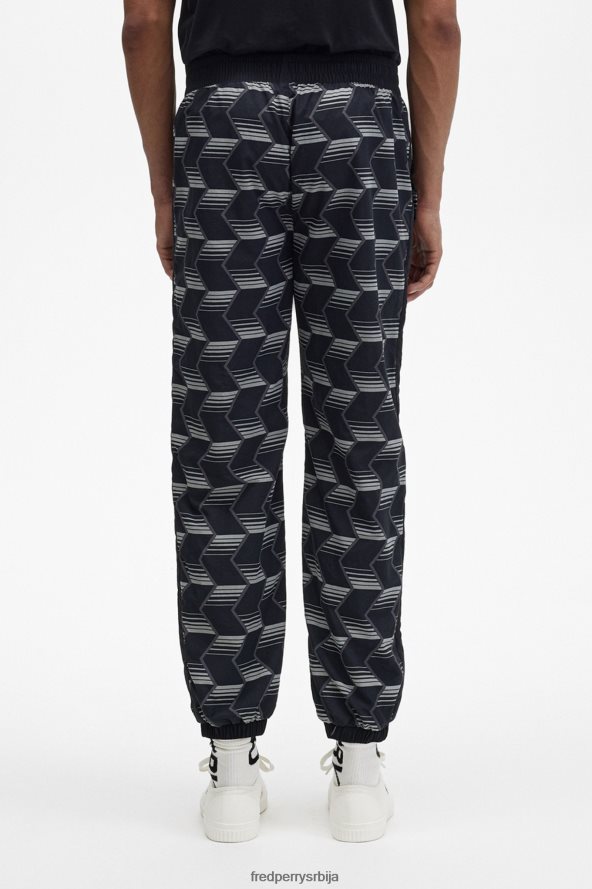 одећу рс Fred Perry мушкарци панталоне у облику шкољке црн 68TD6P35