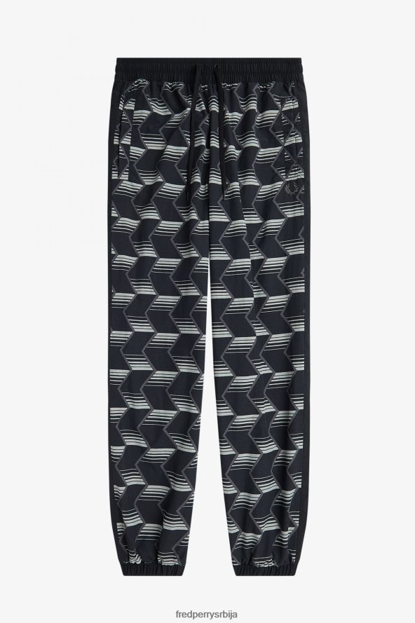 одећу рс Fred Perry мушкарци панталоне у облику шкољке црн 68TD6P35