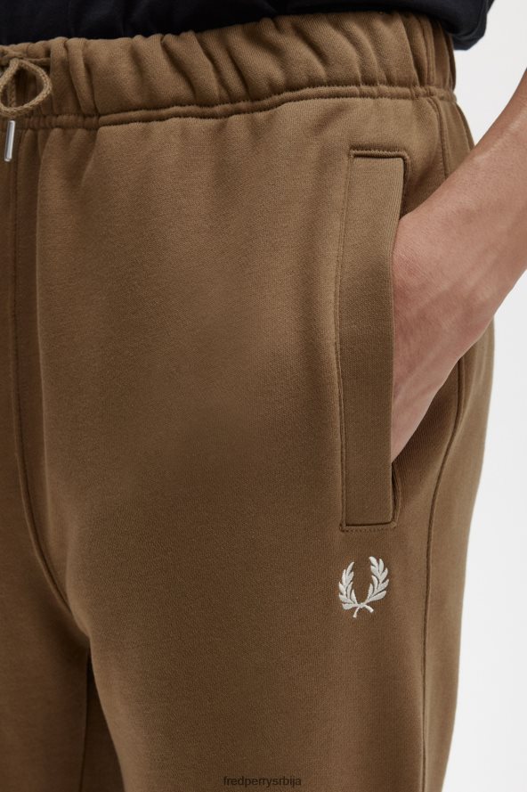 одећу рс Fred Perry мушкарци лоопбацк тренирка осенченог камена 68TD6P37