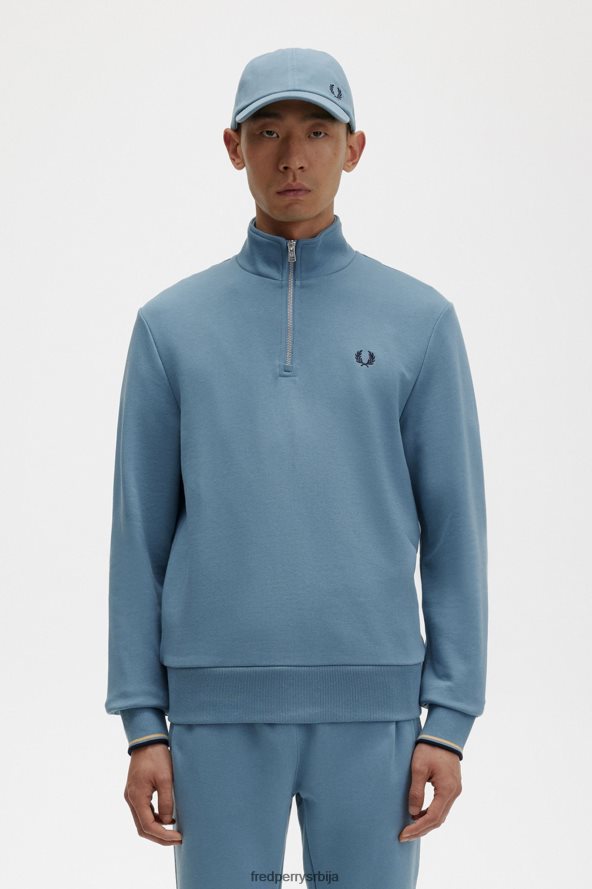 одећу рс Fred Perry мушкарци дукс са полу рајсфершлусом пепељасто плаво 68TD6P38 одећу рс Fred Perry мушкарци дукс са полу рајсфершлусом пепељасто плаво 68TD6P38