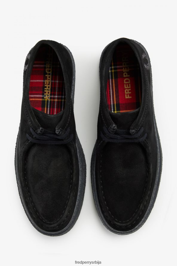 обућа рс Fred Perry мушкарци давсон мид црн 68TD6P173