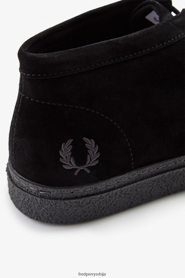обућа рс Fred Perry мушкарци давсон мид црн 68TD6P173