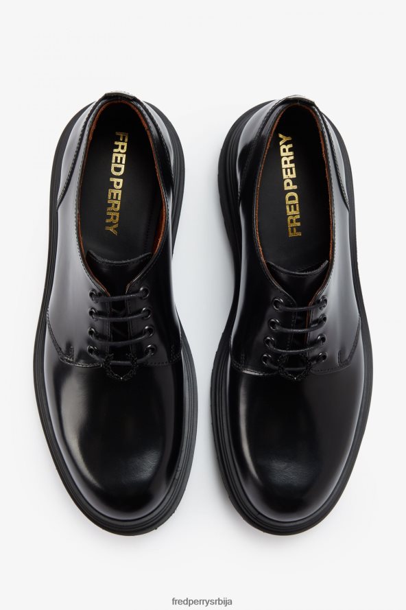 обућа рс Fred Perry мушкарци дерби црн 68TD6P174