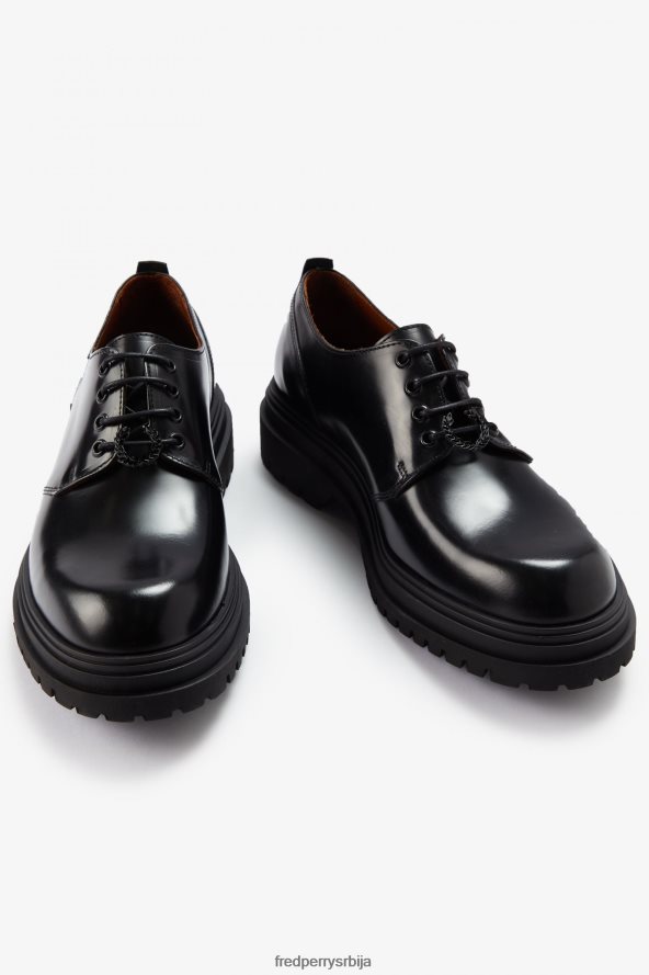 обућа рс Fred Perry мушкарци дерби црн 68TD6P174