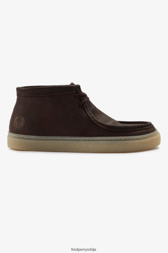 обућа рс Fred Perry мушкарци мид Давсон паљеног дувана 68TD6P175
