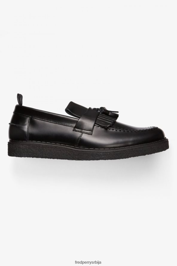 обућа рс Fred Perry мушкарци тассел лоафер црн 68TD6P176