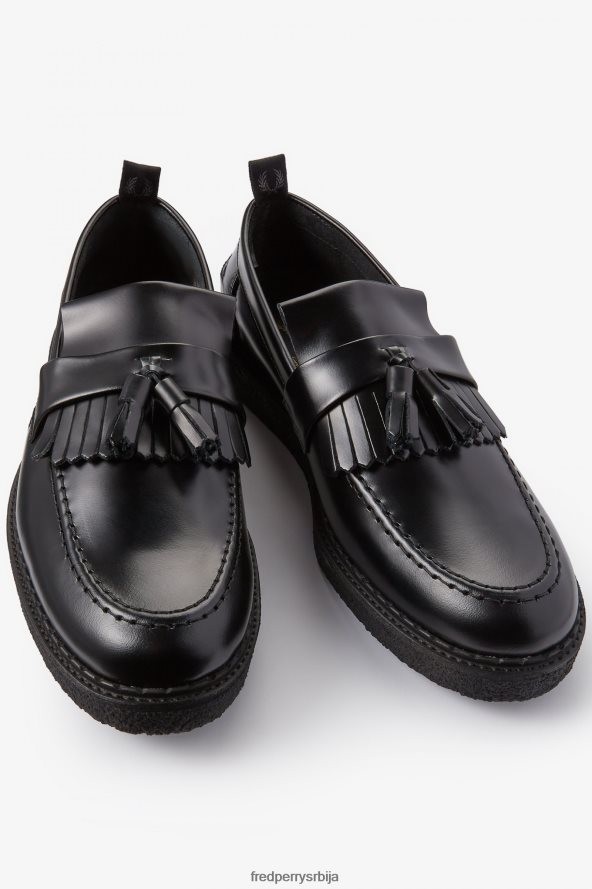 обућа рс Fred Perry мушкарци тассел лоафер црн 68TD6P176