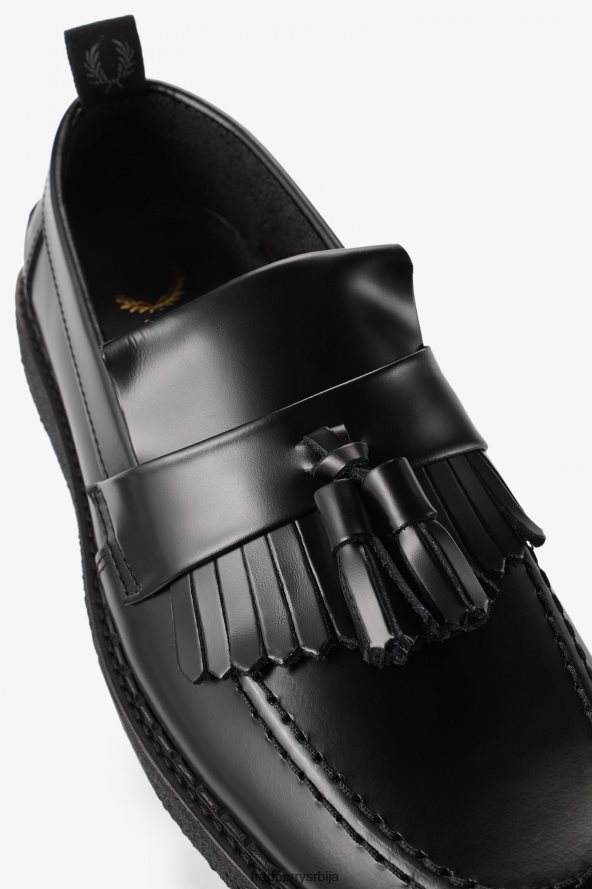 обућа рс Fred Perry мушкарци тассел лоафер црн 68TD6P176