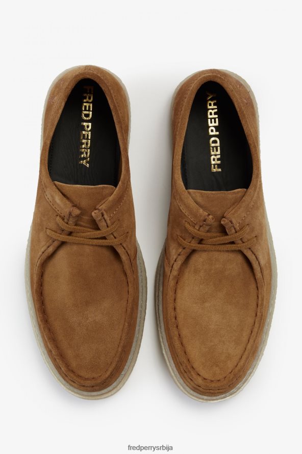 обућа рс Fred Perry мушкарци лов Давсон тамна карамела 68TD6P177