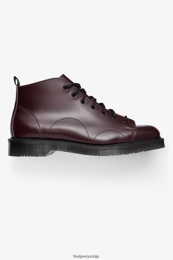 обућа рс Fred Perry мушкарци кожне мајмунске чизме воловска крв 68TD6P186