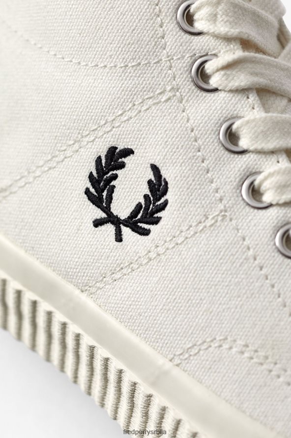 обућа рс Fred Perry мушкарци хугхес мид светло екру 68TD6P191