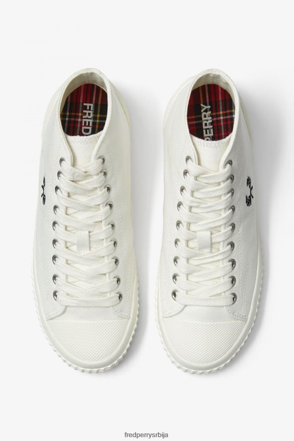 обућа рс Fred Perry мушкарци хугхес мид светло екру 68TD6P191