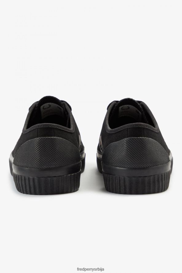 обућа рс Fred Perry мушкарци лов хугхес црни/кречњак 68TD6P199