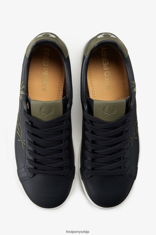 обућа рс Fred Perry мушкарци б721 црн 68TD6P204