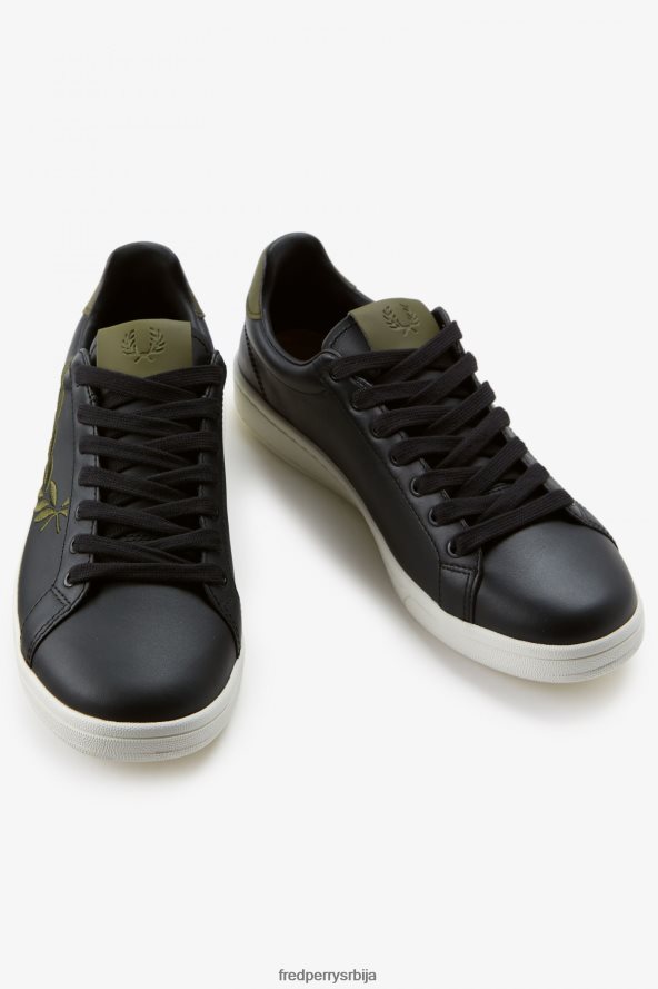 обућа рс Fred Perry мушкарци б721 црн 68TD6P204