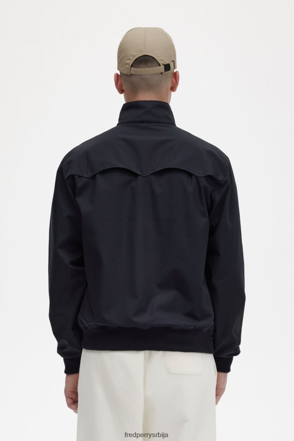 одећу рс Fred Perry мушкарци харрингтон јакна црн 68TD6P233