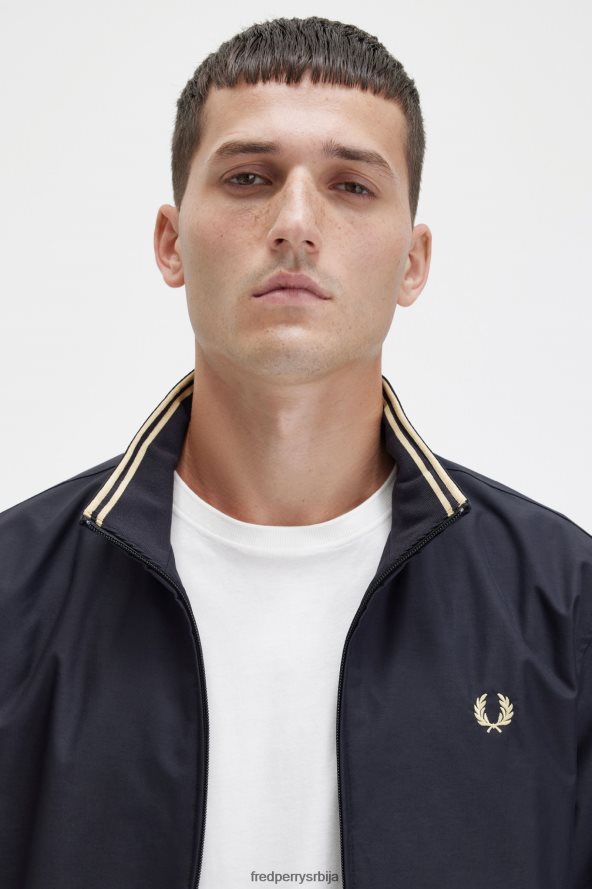 одећу рс Fred Perry мушкарци брентхам јакна црн 68TD6P236