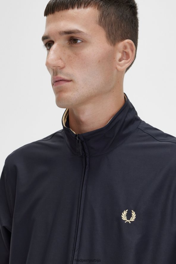 одећу рс Fred Perry мушкарци брентхам јакна црн 68TD6P236