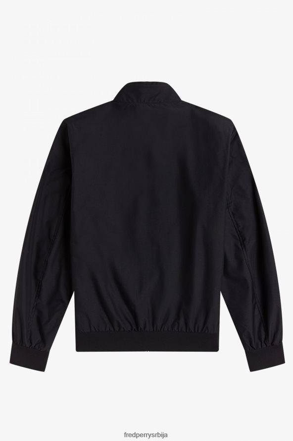 одећу рс Fred Perry мушкарци брентхам јакна црн 68TD6P236
