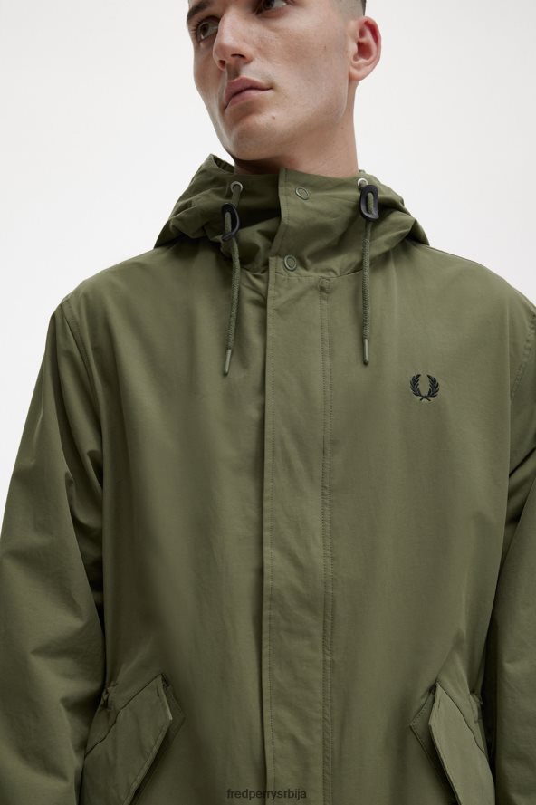 одећу рс Fred Perry мушкарци схелл парка парка зелена 68TD6P239