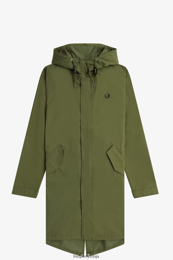 одећу рс Fred Perry мушкарци схелл парка парка зелена 68TD6P239
