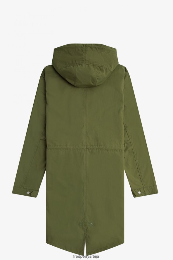 одећу рс Fred Perry мушкарци схелл парка парка зелена 68TD6P239