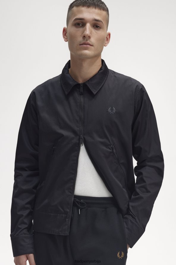 одећу рс Fred Perry мушкарци блусон јакна једнолично зелено 68TD6P240