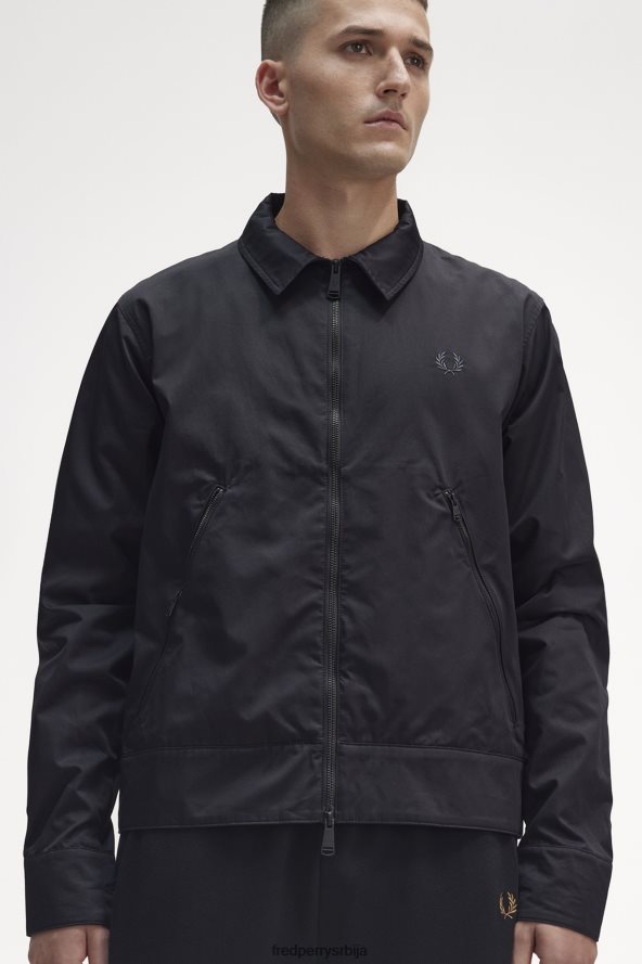 одећу рс Fred Perry мушкарци блусон јакна једнолично зелено 68TD6P240