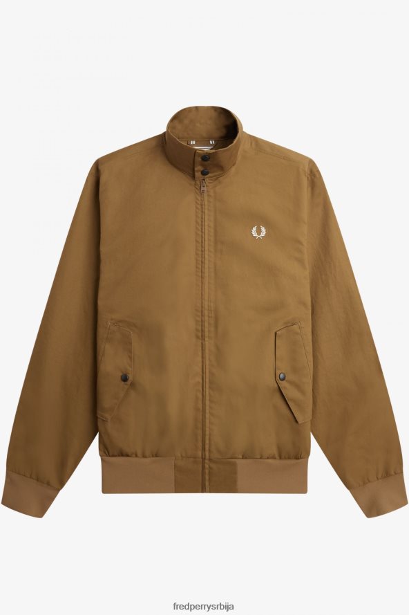 одећу рс Fred Perry мушкарци јакна са рајсфершлусом осенченог камена 68TD6P242